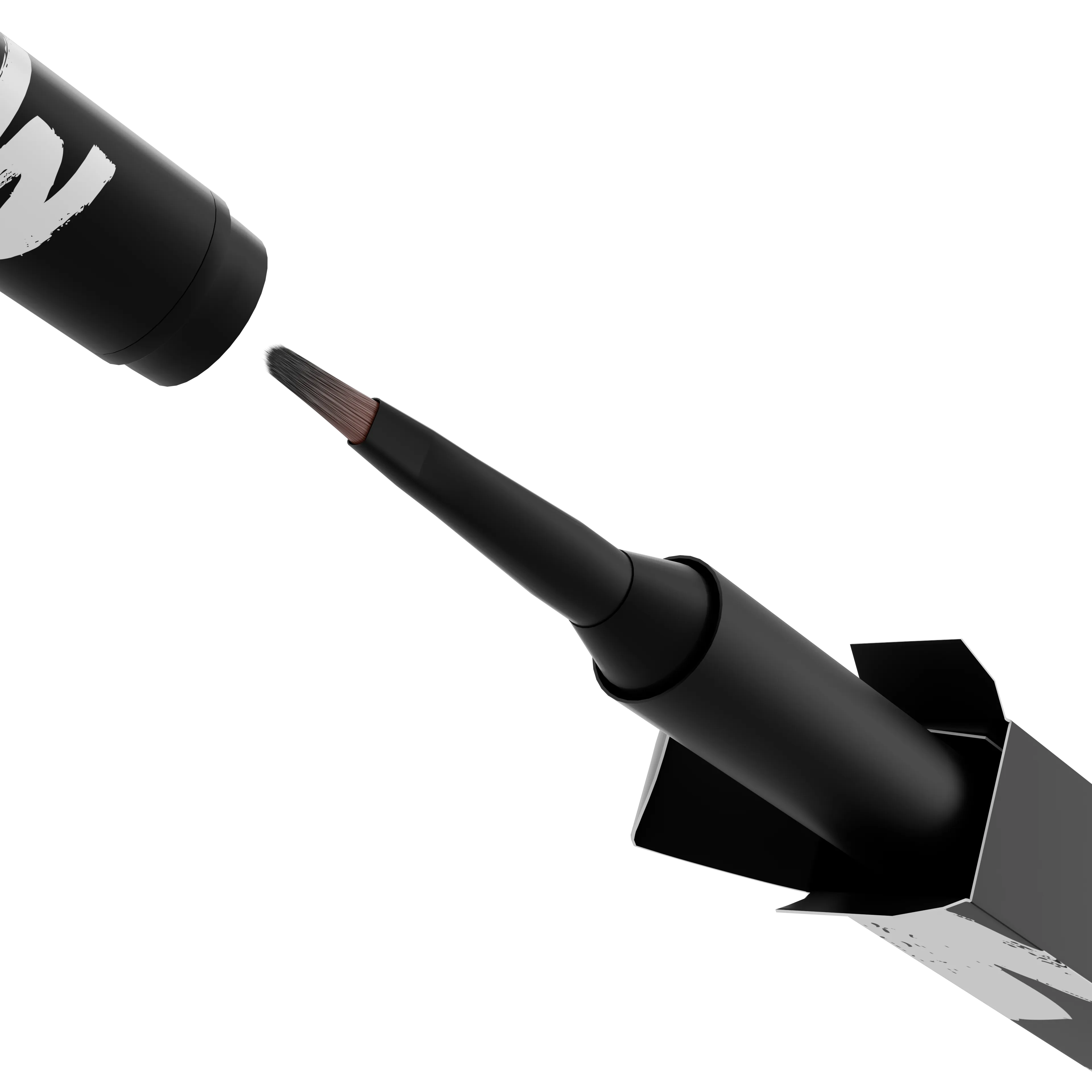 Pennello Buddy per dettagli e nail art con chiusura magnetica